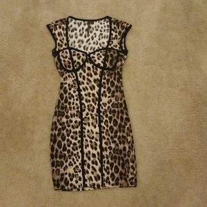 Leopard print dress